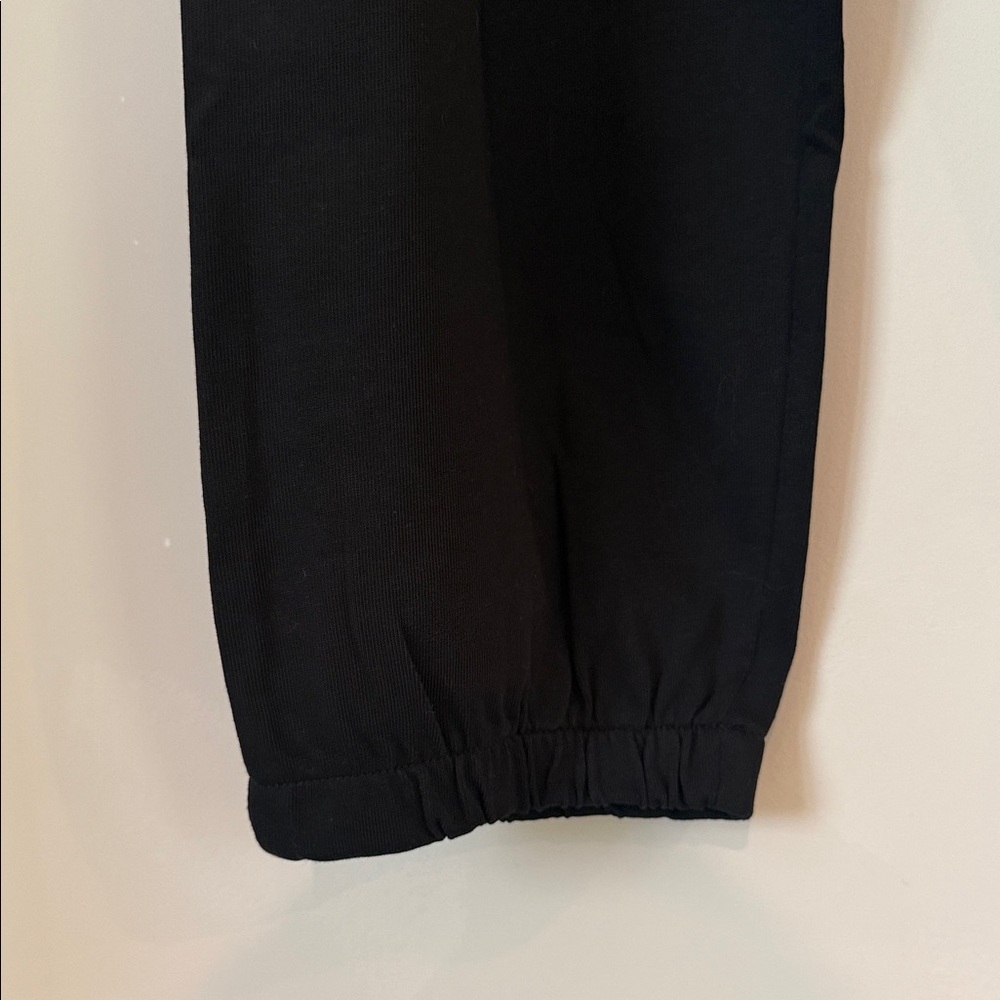 Zara Black Elastic-Waist Track Joggers - Picture 4 of 6
